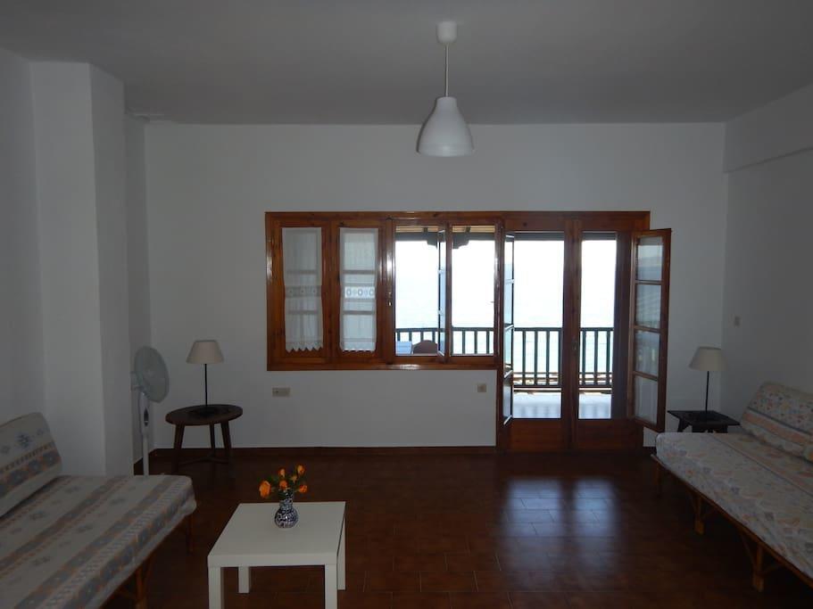 Sangue Blu Beachfront Villa Apartment 아이오스 니콜라오스 외부 사진