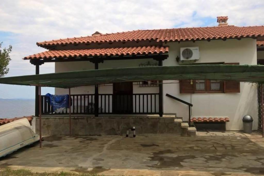 Sangue Blu Beachfront Villa Apartment 아이오스 니콜라오스 외부 사진