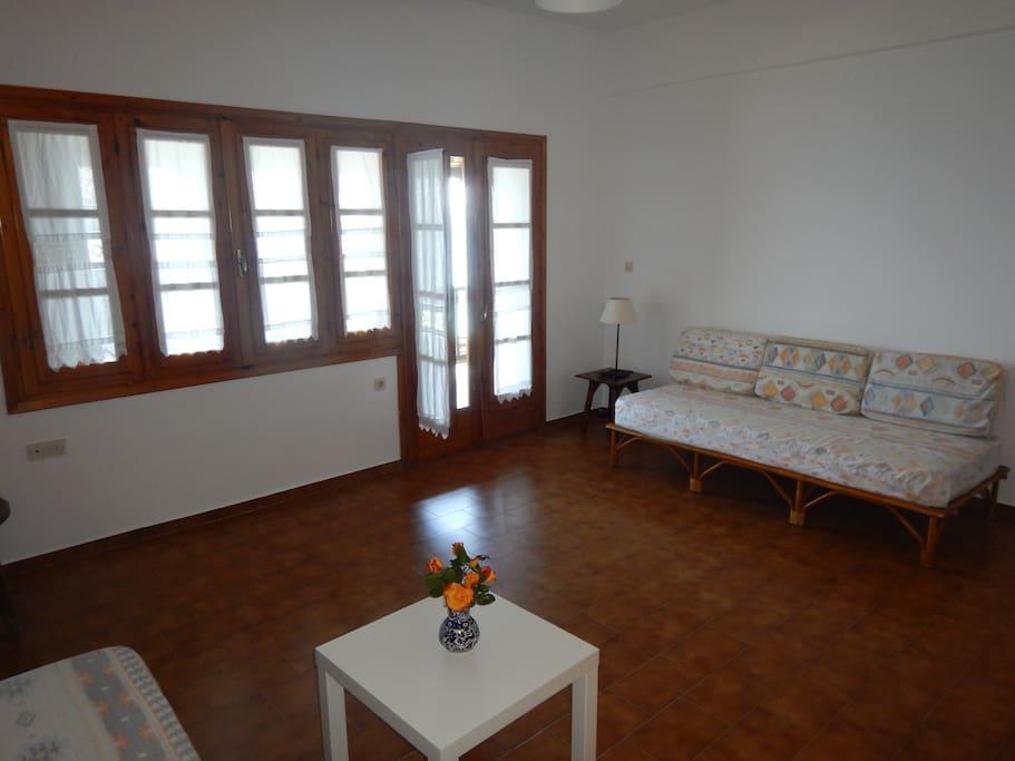 Sangue Blu Beachfront Villa Apartment 아이오스 니콜라오스 외부 사진